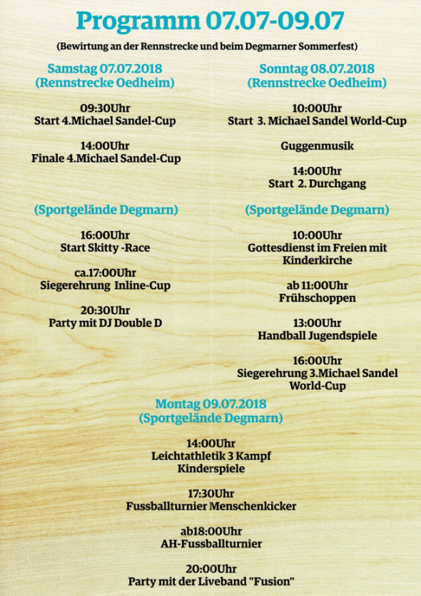 Programm 2018